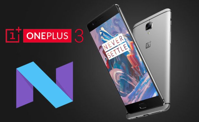 nougat update now available for oneplus 3