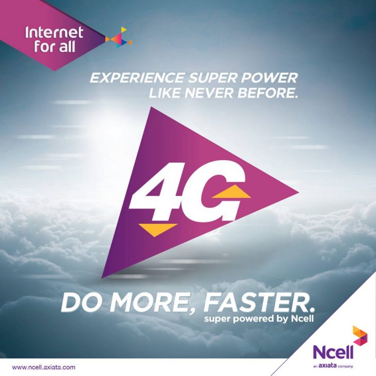 ncell introduces 4g in nepal