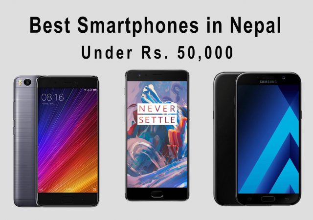 smartphone under rs. 50,000 in nepal