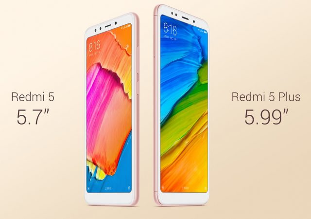 Xiaomi Redmi 5 and Redmi 5 Plus