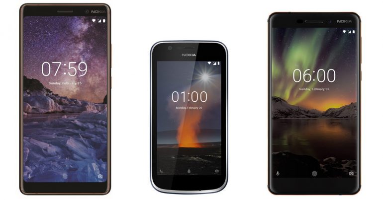 Nokia 1, Nokia 6 2018 and Nokia 7 Plus Price in Nepal