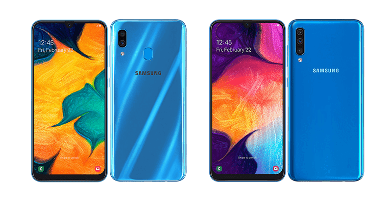 Samsung Galaxy A50 and Galaxy A30