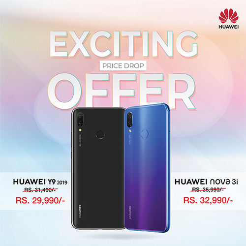 Huawei Nova 3i and Y9 2019 Price cut in Nepal