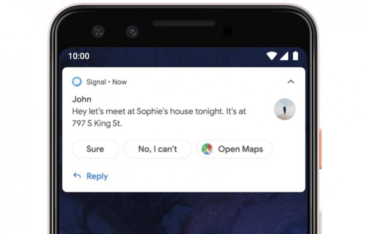 Android Q Smart Reply