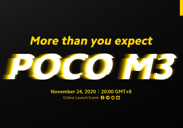 Poco M3 launch date