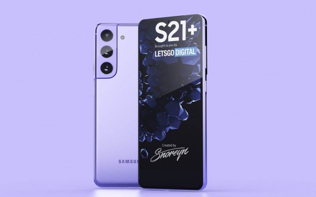 Samsung Galaxy S21+ render