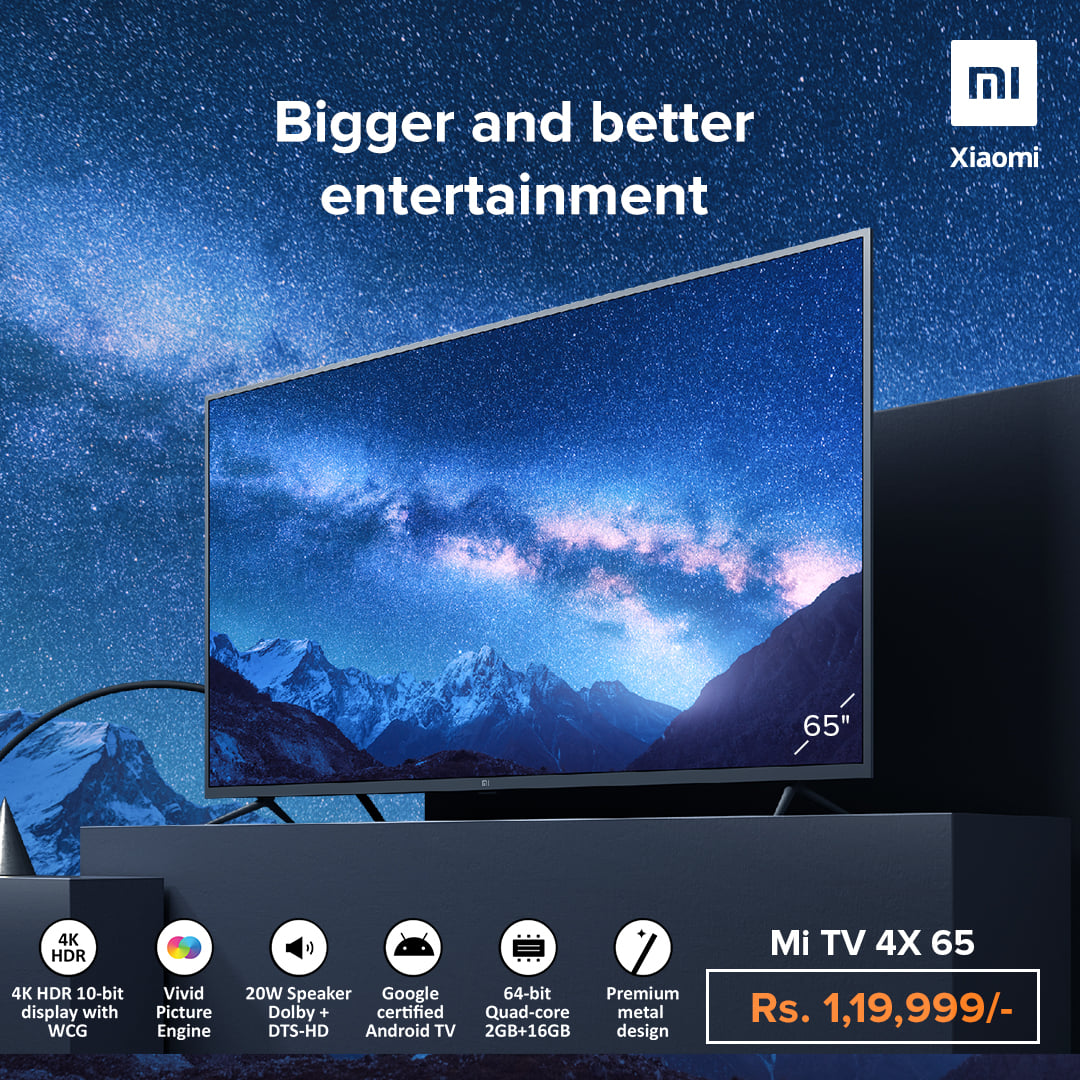 Mi TV 4X 65 price in Nepal