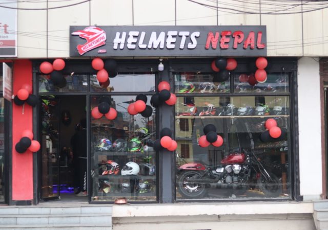 Helmets Nepal Showroom