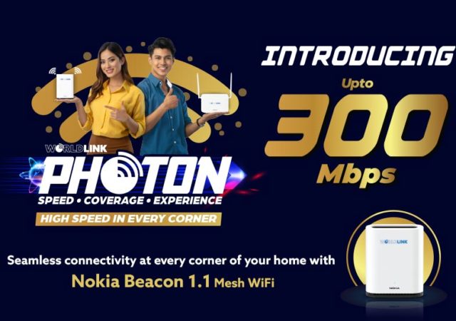WorldLink Photon series: 300 Mbps internet