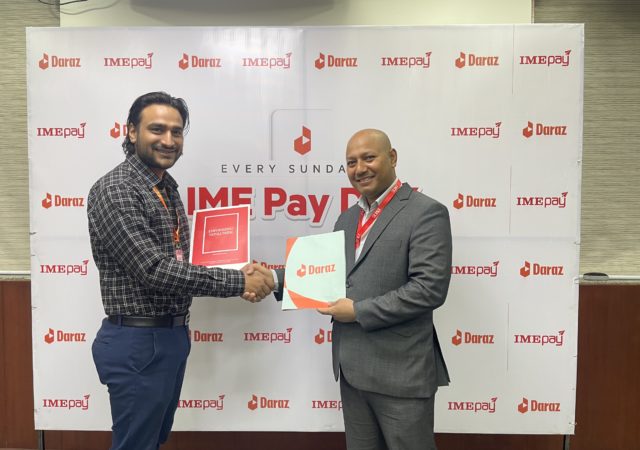 Daraz signs agreement with IME Pay for special Sunday discounts