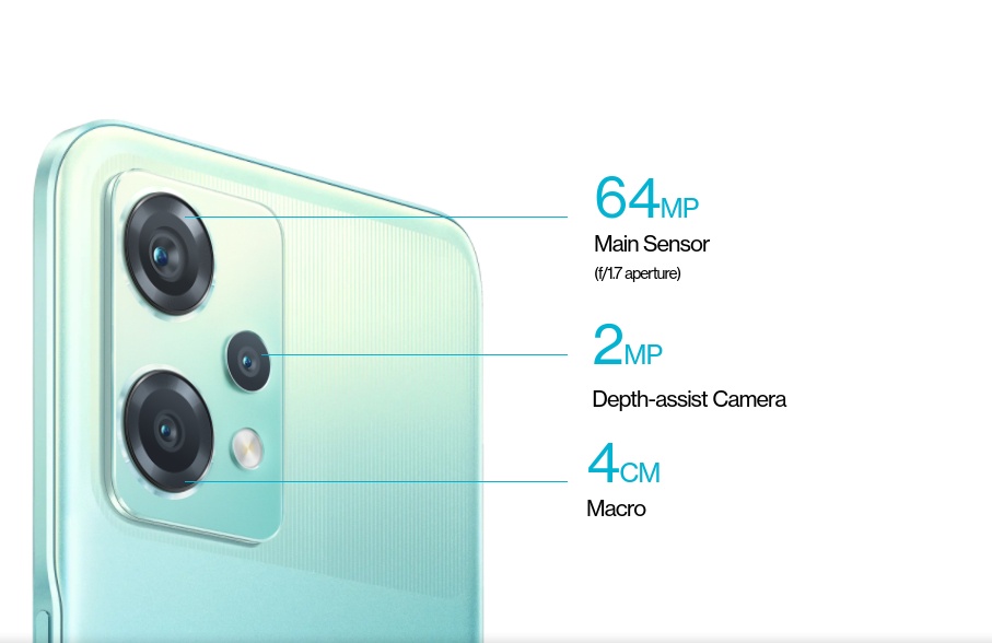 OnePlus Nord CE 2 Lite 5G rear cameras