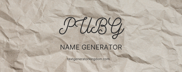 PUBG Name Generator